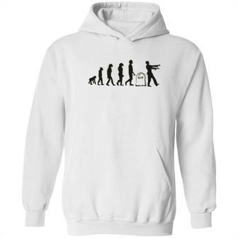 Zombie Evolution Funny Apocalypse Hoodie | Favorety