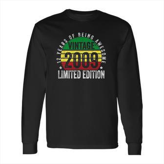 12 Years Old Legendary Retro Vintage Awesome Birthday 2009 Ver2 Long Sleeve T-Shirt | Favorety AU