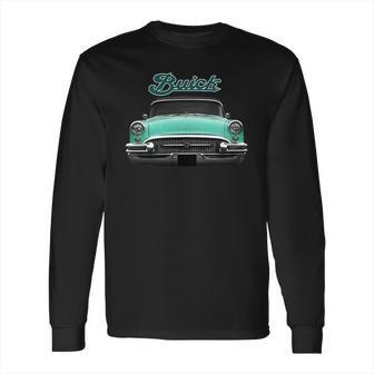 1955 Buick Front Green Long Sleeve T-Shirt | Favorety DE