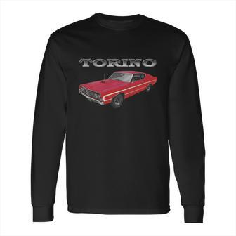 1969 Ford Torino Gt Red Long Sleeve T-Shirt | Favorety UK