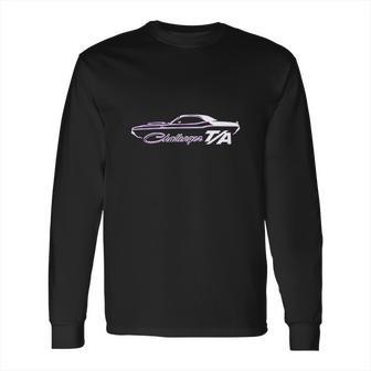 1970 Dodge Challenger Ta Classic Outline Design Long Sleeve T-Shirt | Favorety UK