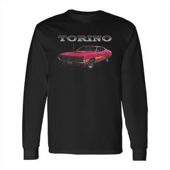 1970 Ford Torino Gt Red Long Sleeve T-Shirt | Favorety