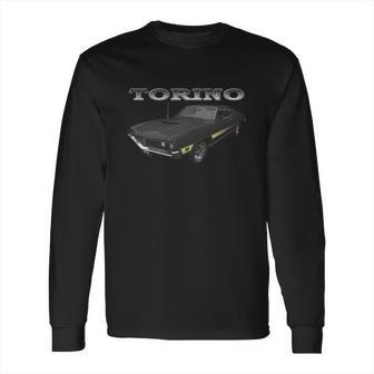 1971 Ford Torino Black Long Sleeve T-Shirt | Favorety AU