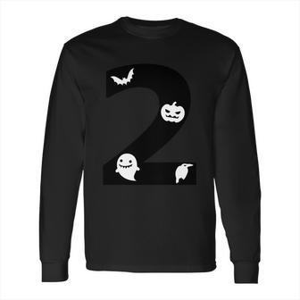 2 Name Charater Dracula Pumpkin Ghost Boo Raven Long Sleeve T-Shirt | Favorety AU