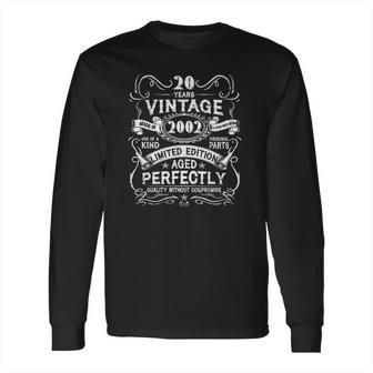 20 Years Old Vintage Made In 2002 20Th Birthday Gifts Long Sleeve T-Shirt | Favorety UK