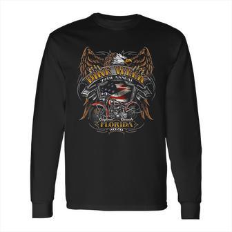 2020 Bike Week Daytona Beach Rebel Rider Long Sleeve T-Shirt | Favorety