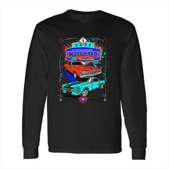 2022 Cruisin Woodward M1 In Muscle Car Cruise Long Sleeve T-Shirt | Favorety