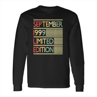 22 Years Old - 22Nd Birthday Gift September 1999 Long Sleeve T-Shirt | Favorety