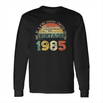 36 Years Old Distressed 1985 Vintage 36Th B-Day Retro Gifts Long Sleeve T-Shirt | Favorety CA