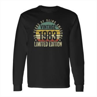 38 Years Old Vintage 1983 Limited Edition 38Th Birthday Long Sleeve T-Shirt | Favorety