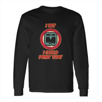 3D-Printing Icon G28 Cnc Maker 3D-Scan 3D-Printer Long Sleeve T-Shirt | Favorety CA