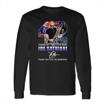 42 Years Of Joe Satriani 1978-2020 Signature Shirtn Long Sleeve T-Shirt | Favorety DE