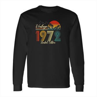 49 Years Old Birthday Tee Vintage 1972 Classic Theme Long Sleeve T-Shirt | Favorety