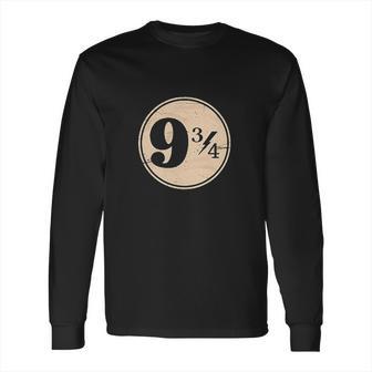 9 34 Nine Three Quarters Harry Potter Hogwarts Long Sleeve T-Shirt | Favorety CA