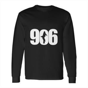 906 Upper Peninsula Up Cutout Yooper T-Shirt Long Sleeve T-Shirt | Favorety UK