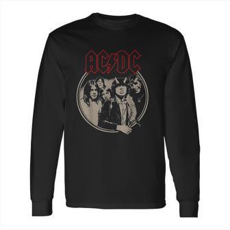 Acdc Print Design Long Sleeve T-Shirt | Favorety CA