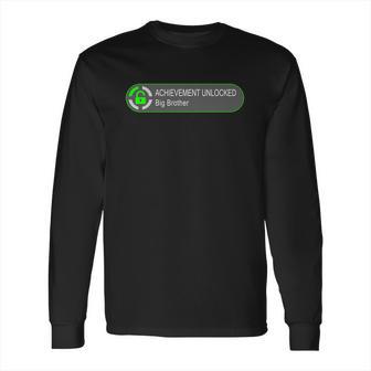 Achievement Unlocked Big Brother Long Sleeve T-Shirt | Favorety CA