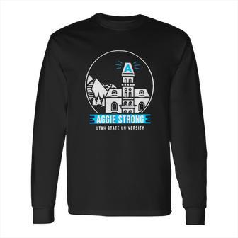 Aggie Strong Utah State University Shirt Long Sleeve T-Shirt | Favorety DE