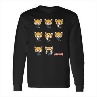 Aggretsuko Current Mood Frontside Long Sleeve T-Shirt | Favorety AU