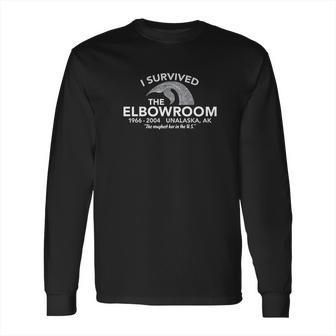 Alaska Old School Crabbers Elbow Room Survivors Long Sleeve T-Shirt | Favorety AU