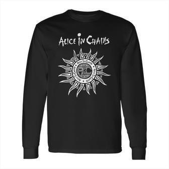 Alice In Chains Sun Logo Tshirt Long Sleeve T-Shirt | Favorety