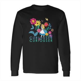 Alice In Wonderland Curiouser Curiouser Long Sleeve T-Shirt | Favorety AU