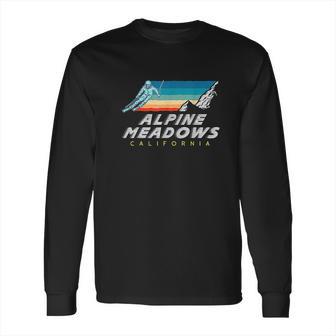 Alpine Meadows California Usa Ski Resort 1980S Retro Long Sleeve T-Shirt | Favorety UK