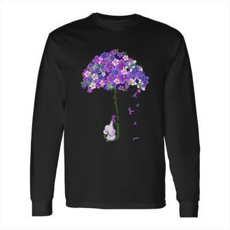 Alzheimer Awareness Cute Elephant I Will Remember For You Long Sleeve T-Shirt | Favorety CA