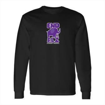 Alzheimer Awareness And Gifts Elephant Long Sleeve T-Shirt | Favorety DE