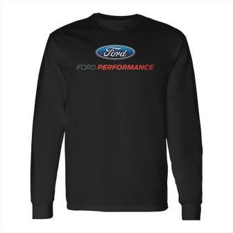 Amdesco Mens Ford Performance Logo Long Sleeve T-Shirt | Favorety