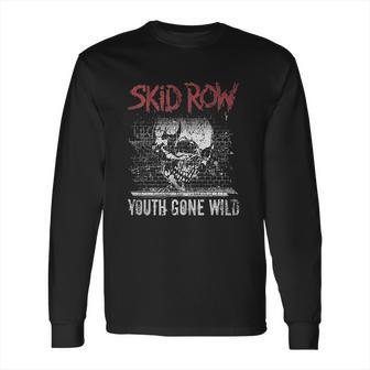 American Classics Skid Row Heavy Metal Band Graffiti Gone Wild Black Long Sleeve T-Shirt | Favorety CA