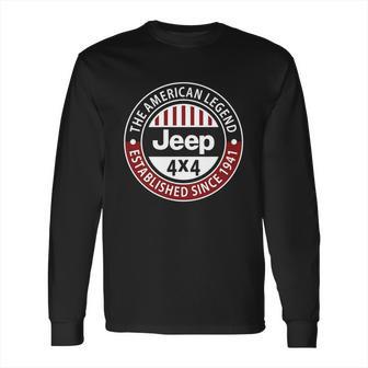 The American Legend Jeep 4X4 Shirt Long Sleeve T-Shirt | Favorety