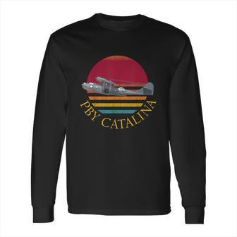 American Ww2 Planes Pby Catalina Flying Boat Seaplane Long Sleeve T-Shirt | Favorety