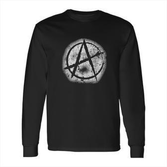 Anarchy Symbol T Shirt Graffiti Spray Paint Anarchism Long Sleeve T-Shirt | Favorety AU