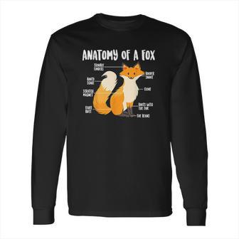 Anatomy Of A Fo Cute Sweet Carnivore Funny Animal Gift Long Sleeve T-Shirt | Favorety CA