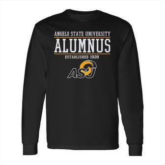 Angelo State University Alumnus Long Sleeve T-Shirt | Favorety DE