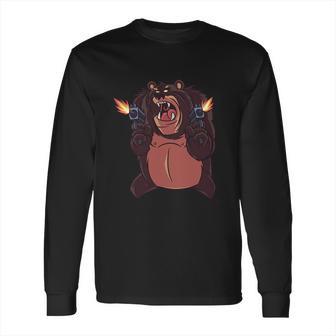 Angry Bear Shooting Long Sleeve T-Shirt | Favorety DE