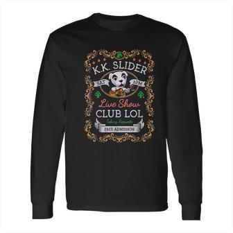 Animal Crossing Kk Slider Live Show Poster Graphic Long Sleeve T-Shirt | Favorety AU