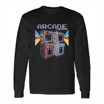 Arcade Cabinet Machine 1970 1980 1990 Video Game Collection Long Sleeve T-Shirt | Favorety AU