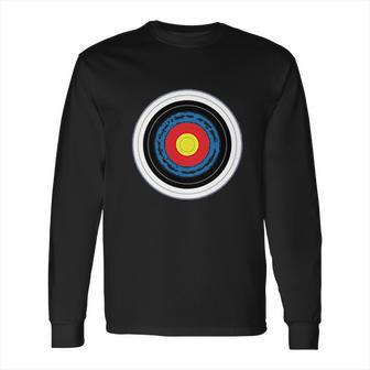 Archery Bullseye Target Sports Long Sleeve T-Shirt | Favorety AU