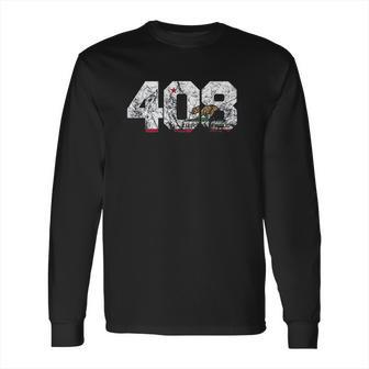 Area Code 408 San Jose California T Long Sleeve T-Shirt | Favorety UK