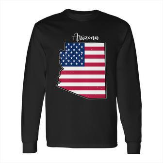 Arizona United States Map Long Sleeve T-Shirt | Favorety CA