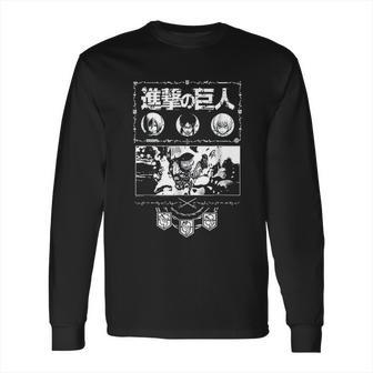 Attack On Titan Ornate Collage Long Sleeve T-Shirt | Favorety DE