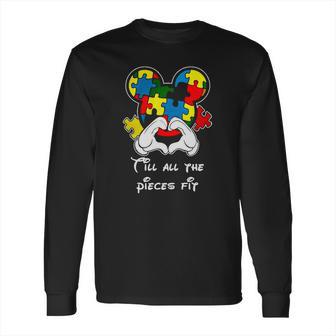 Austim Mouse Cartoon - Austim Awareness T Shirt Long Sleeve T-Shirt | Favorety AU