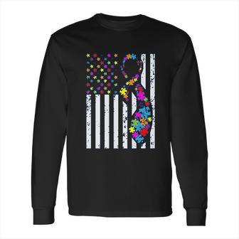 Autsm Falg Long Sleeve T-Shirt | Favorety AU