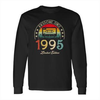 Awesome Since 1995 Vintage 1995 27Th Birthday 27 Years Old Long Sleeve T-Shirt | Favorety