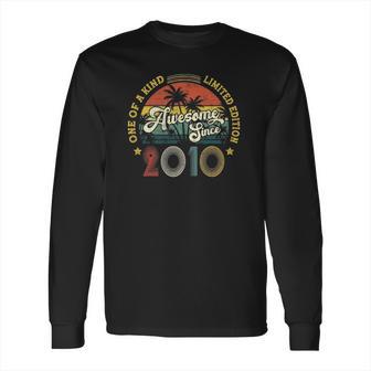 Awesome Since 2010 12 Years Old Vintage 12Th Birthday Gifts Long Sleeve T-Shirt | Favorety