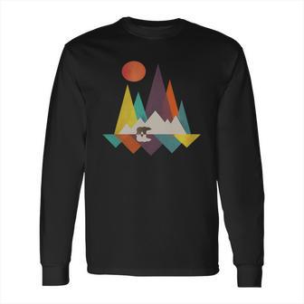 Awesome-Geometric-Outdoor-Mountain Long Sleeve T-Shirt | Favorety CA