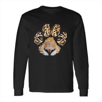 Awesome Jaguar Paw Print Long Sleeve T-Shirt | Favorety UK