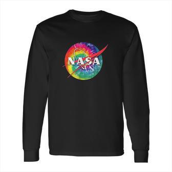 Awesome Tie Dye Nasa Hippie Nasa Gift Idea Long Sleeve T-Shirt | Favorety UK